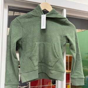 Outerknown Cozy Green Hooded Kid’s Hoodie